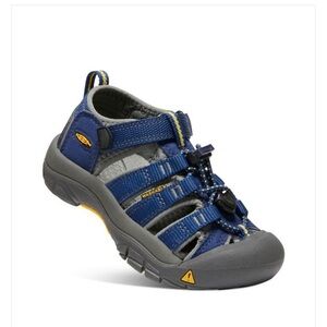 KEEN Kids' Newport Navy and Gray Adventure Sandals-Like New-Size 10